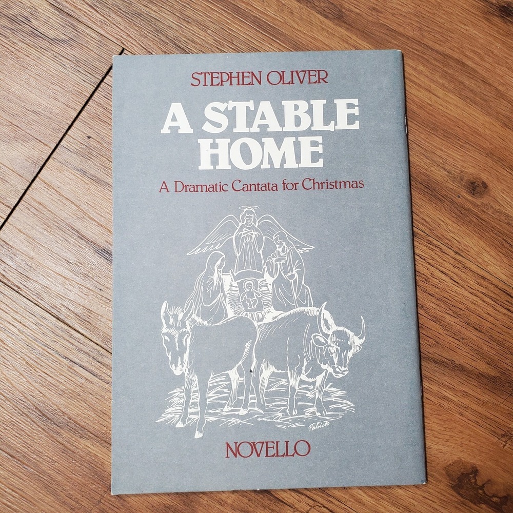A Stable Home: A Dramatic Christmas Cantata Stephen Oliver Chester Novello 1977 - Picture 3 of 3